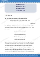 Đề thi học kì 2 Văn 10 Cánh diều - Đề số 4